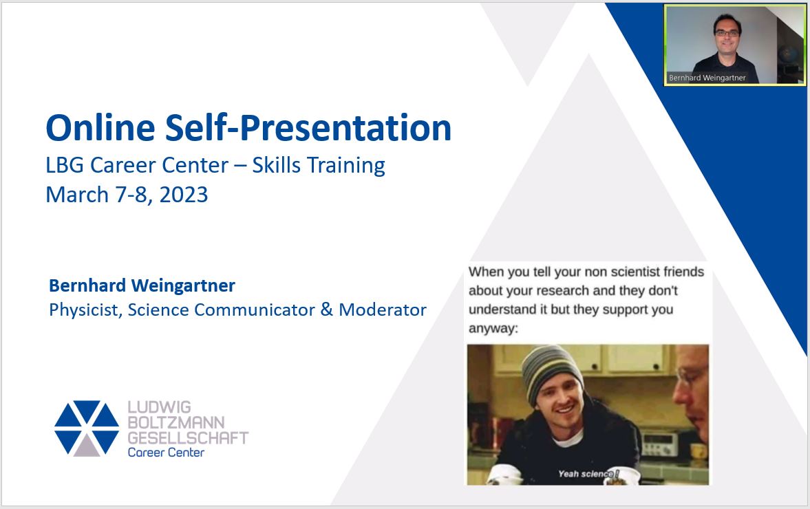 Skills Training - Online Self-Presentation