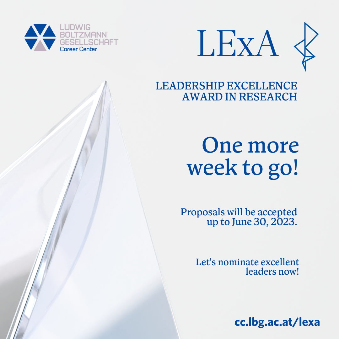 LExA- Only one week left!