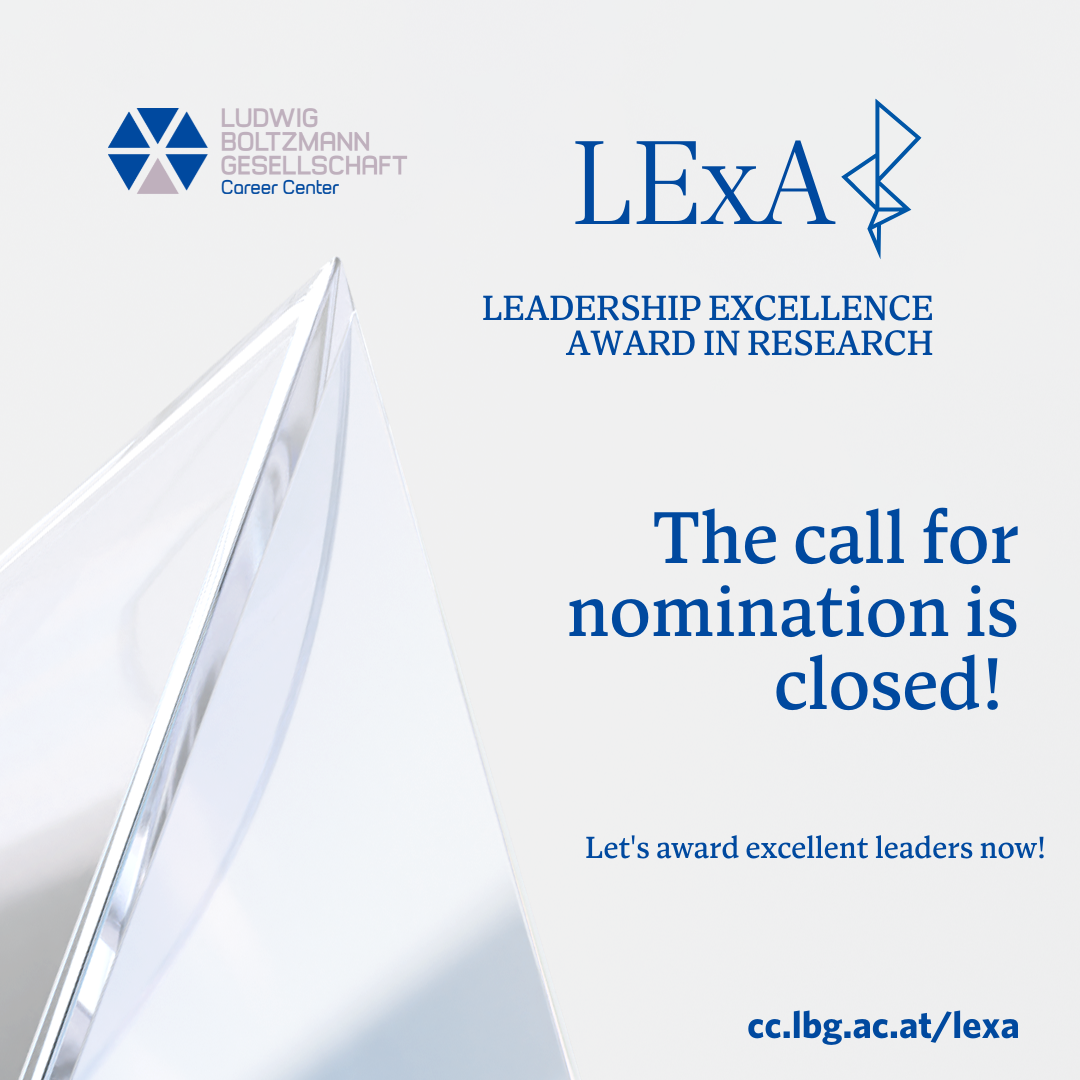 LExA Award Nominations Closed - Celebrating Great Leadership in Research